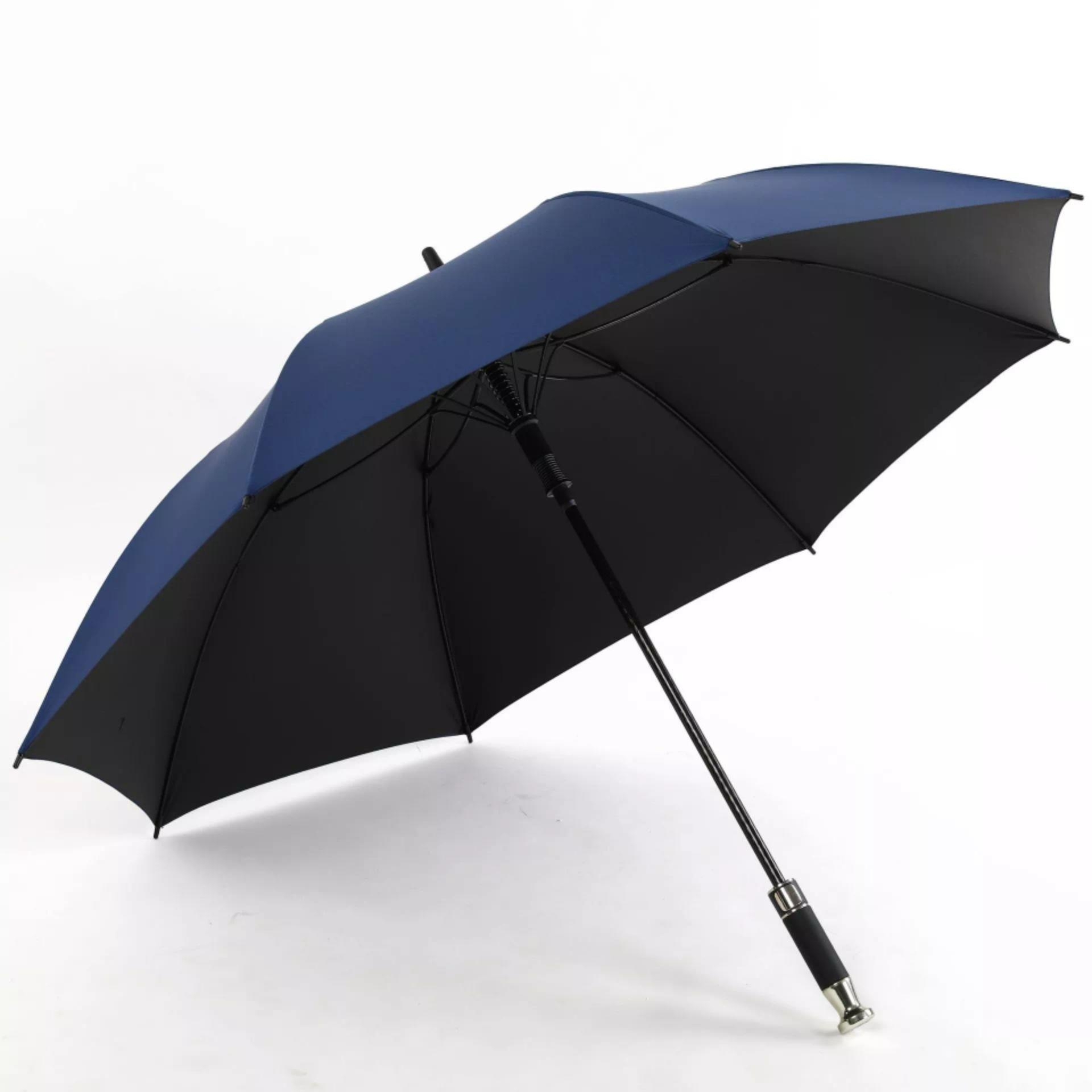 カスタムロゴ 121 cm 通気口付きゴルフ傘 ストレートハンドル付き